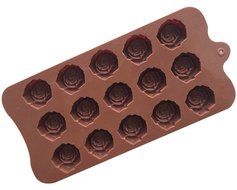 Hestio Rose Shaped Silicone DIY Cholocate Baking Mould N2