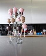 Cake Pop Stand- Lollipop Pastry Sweets Holder Rack Centerpiece - 6.5 x 11 in N4