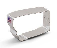 Ann Clark Montana Cookie Cutter - 3.5 Inches - Tin Plated Steel