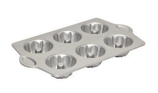 Baker&#039;s Advantage Nonstick Mini Bundt Pan, 6-Cavity