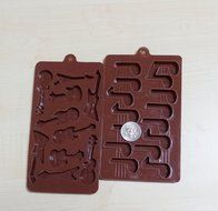 Yunko Musical Note and Guitar Shape Diy Chocolate Mold Ice Cube Lattice Silicone Candy Mold Cake Mold N2