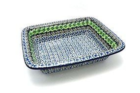 Polish Pottery Baker - Casserole - Kiwi