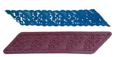 O.K Molds silicone cake decorating fondant gompaste supply lace M5062