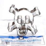 Danger Skull Cookie Cutter - Stainless Steel