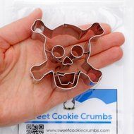 Danger Skull Cookie Cutter - Stainless Steel N2
