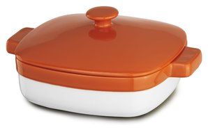 KitchenAid KBLR28CRER Streamline Ceramic 2.8-Quart Casserole Bakeware - Empire Red N7