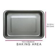 Ecolution Bakeins Lasagna and Roasting Pan &ndash; PFOA, BPA, and PTFE Free Non-Stick Coating &ndash; Heavy Duty Carbon Steel... N2