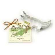 Alligator Cookie and Fondant Cutter - Ann Clark - 5.5 Inches - US Tin Plated Steel