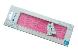 FOUR-C Silicone Lace Mat Cake Decor Pad Music Decoration Mat Color Pink N3