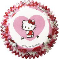 Wilton 24 Count Hello Kitty Baking Cups and Decorative Pick Combo, Multicolor