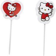 Wilton 24 Count Hello Kitty Baking Cups and Decorative Pick Combo, Multicolor N2