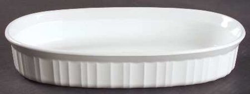 Corningware 10" French White Oval Open Casserole F-7-B