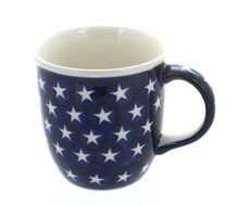 Polish Pottery Stars Plain Mug