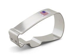 Ann Clark Megaphone Cookie Cutter - 3.5 Inches - Tin Plated Steel