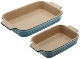Le Creuset PG051926-59 Stoneware Classic Rectangular Bakers, Marseille N2