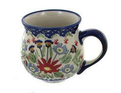 Polish Pottery Jungle Bouquet Bubble Mug