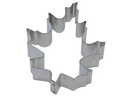 R&amp;M Oak Leaf 3.5" Cookie Cutter in Durable, Economical, Tinplated Steel