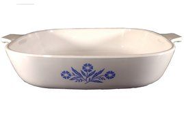 Corning Ware Cornflower Shallow Casserole B-15, No Lid