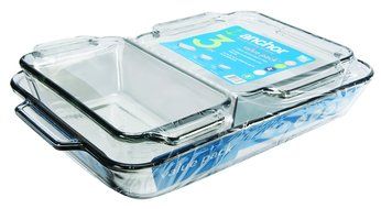 Anchor Hocking 3-Piece Oven Basics Baking Dish Value Pack