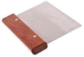 Update International (WDS-36) 6" Stainless Steel Dough Scraper N2