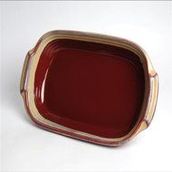 Tumbleweed Pottery 5584 Lasagna Dish - Red