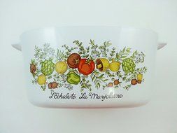 Corning Ware LEchalote La Marjolaine Spice of Life A-3-B 3 Quart Casserole Dish N3