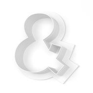 Ampersand Cookie Cutter- STANDARD - 3 Inches