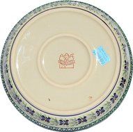 Polish Pottery Dish Pie Plate 10" From Zaklady Ceramiczne Boleslawiec #879-du121 Unikat Pattern, Height: 1.8"... N3