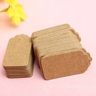 Pink Lizard 100pcs Sand Scallop Kraft Paper Label Party Wedding Gift Name Cards Hand Draw Name Card N2