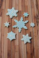 R &amp; M Snowflake 7 Piece Cookie Cutter Set N4