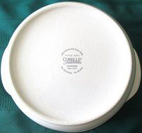 Corell Coordinates Callaway Stoneware Ivy Pattern Casserole - 2-1/2 Qt - No Lid N3