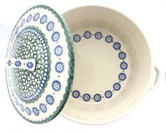 Polish Pottery Maia Round Covered Baker