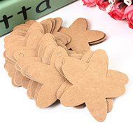 Pink Lizard 50pcs Starfish Kraft Paper Tags Wedding Party Gift Label DIY Greeting Cards