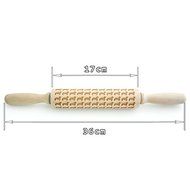Dachshund Pattern Embossing Rolling Pin, Engraved Rolling Pn for Cookies, Animal Embossed Rolling Pin, Housewarming... N2