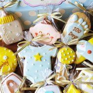 Yunko Baby Shower Theme Buggy Rocking Horse Bottle Cookie Cutter 9 Piece Set N10