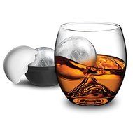 On the ROCK Glass with Ice Ball Maker 2 pack