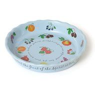 Fruit of the Spirit Pie Ceramic Plate