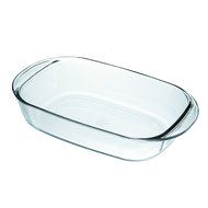 Duralex Made In France Rectangular Baking Dish, 16 by 10-Inch, Clear