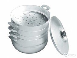 Mantovarka Manti maker STEAMER FOR MAKING COOKING RUSSIAN DUMPLINGS PELMENI, UZBEK MANTI, VARENIKI N2
