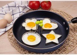 MENGDA Egg Mold Egg Shaper Egg Ring Pancake Molds Egg Mould Stainless Steel Mold Cooking Kitchen Tools N2