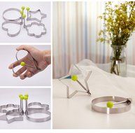 MENGDA Egg Mold Egg Shaper Egg Ring Pancake Molds Egg Mould Stainless Steel Mold Cooking Kitchen Tools N3