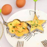 MENGDA Egg Mold Egg Shaper Egg Ring Pancake Molds Egg Mould Stainless Steel Mold Cooking Kitchen Tools N6