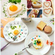 MENGDA Egg Mold Egg Shaper Egg Ring Pancake Molds Egg Mould Stainless Steel Mold Cooking Kitchen Tools N7