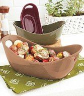 Set of 3 Oval Bakers