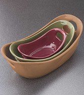 Set of 3 Oval Bakers N2