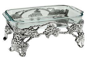 Arthur Court Grape Elevated 3-Quart Casserole