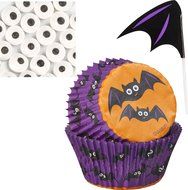 Wilton 415-3025 Bat Cupcake Decorating Kit N7