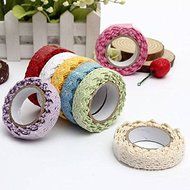 Saver 170cm DIY Fabric Lace Washi Tape Self Adhesive Scrapbook Sticker N2