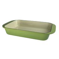 Artland La Maison Cast Iron Rectangular Baker, 5-Quart, Crimson N3