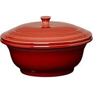 Fiestaware Covered Casserole Dish - Scarlet Red